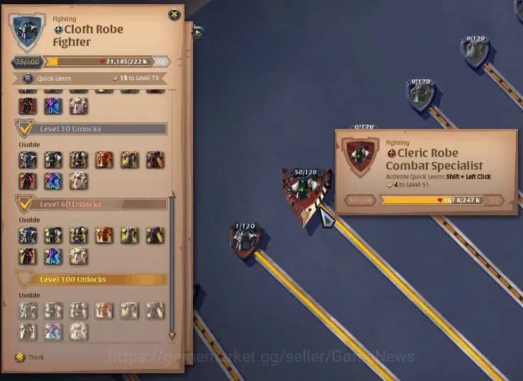 Albion Online Accounts ASIA | 2,64M Total Fame - 7,77M Silver | T8 Ore Mi image 6