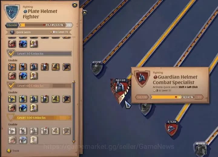 Albion Online Accounts ASIA | 2,64M Total Fame - 7,77M Silver | T8 Ore Mi image 7