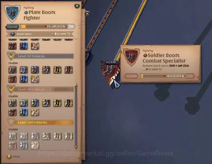 Albion Online Accounts ASIA | 2,64M Total Fame - 7,77M Silver | T8 Ore Mi image 8