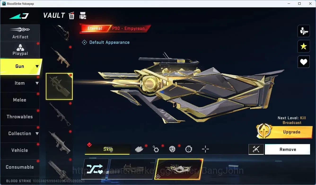 Blood Strike Accounts AMERICA | Eternal P90-Empyrean | 4 Legendary Skins image 19