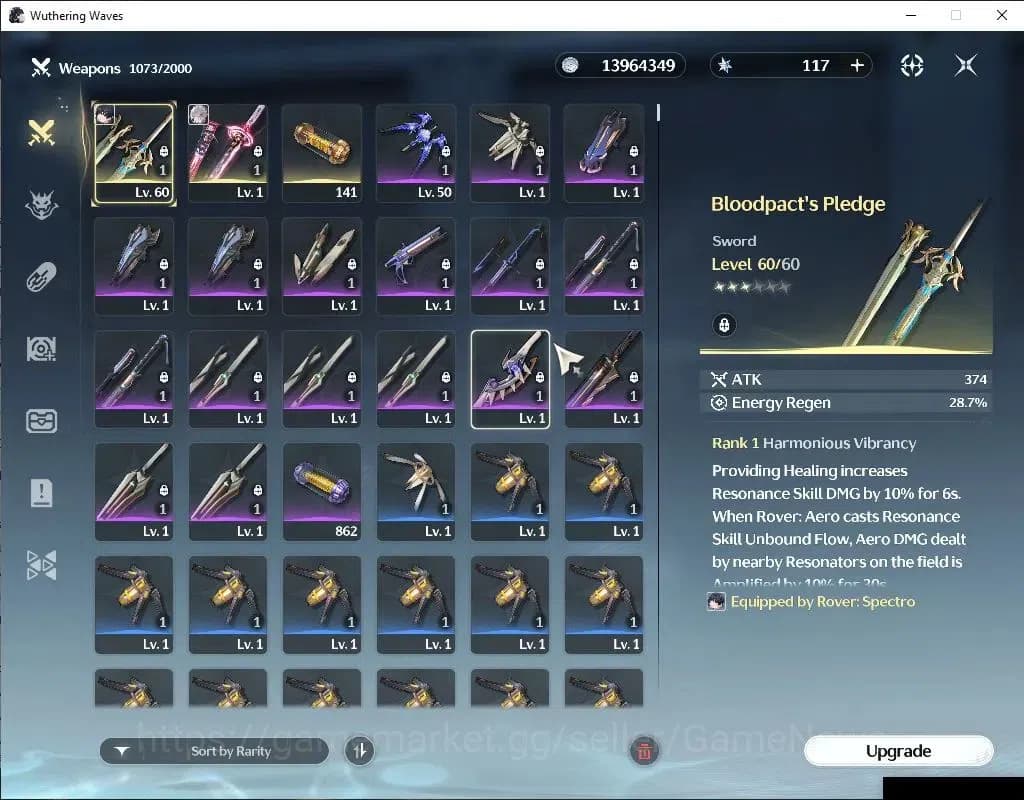 Wuthering Waves Accounts NA | UL 47 | 114 Lustrous | 1 Limited | Hiyuki R3 image 5
