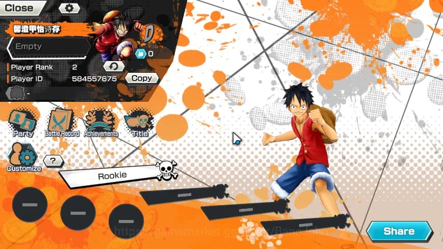 One Piece Bounty Rush Accounts Global | 3EX | Rank 2| The5elderl St.Ethanbaron, B image 1