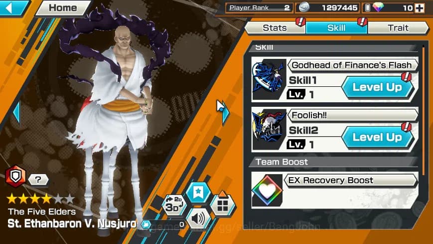 One Piece Bounty Rush Accounts Global | 3EX | Rank 2| The5elderl St.Ethanbaron, B image 3