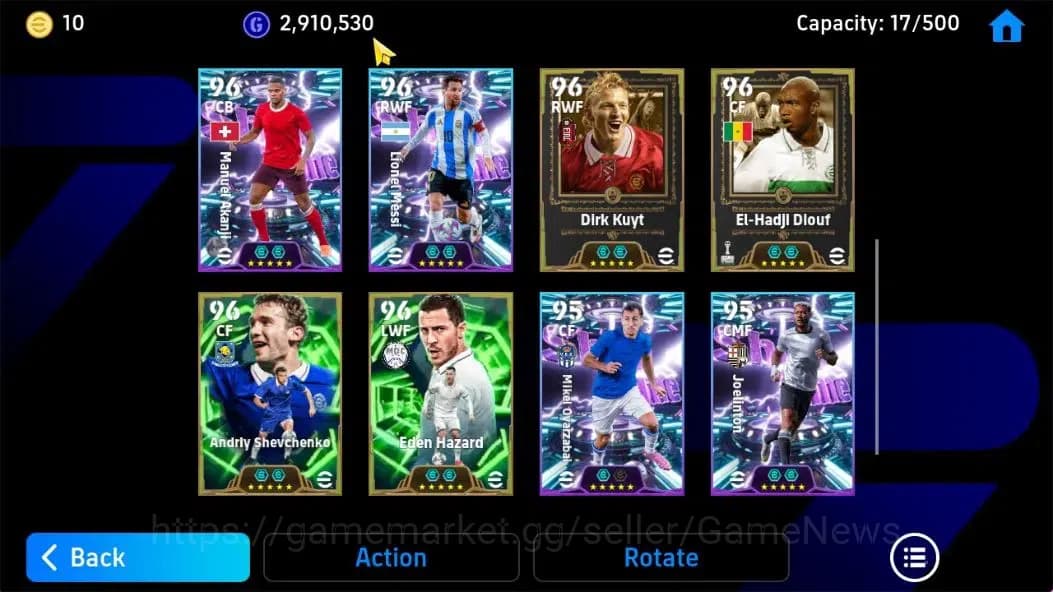 eFootball Accounts Android|Gerd Muller,Francesco Totti,Steven Gerard, image 5