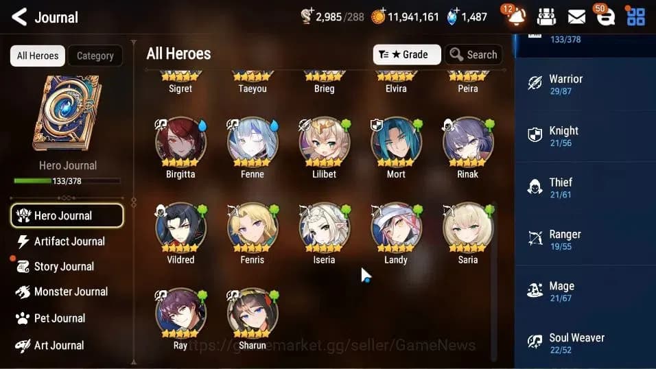 Epic Seven Accounts GLOBAL Unverif|New Era|13 ML(Salome,BArunka,LOTSca image 8