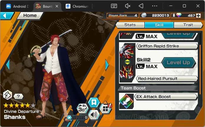 One Piece Bounty Rush Accounts GLOBAL|3 ex|divine Shank,Great Edward Newgate,5eld image 6