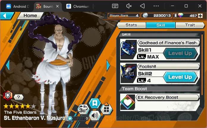 One Piece Bounty Rush Accounts GLOBAL|3 ex|divine Shank,Great Edward Newgate,5eld image 8