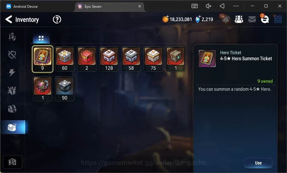 Epic Seven Accounts Global Unverif|8 ML Salome,B Haste,A Tywin,etc|PoH image 2