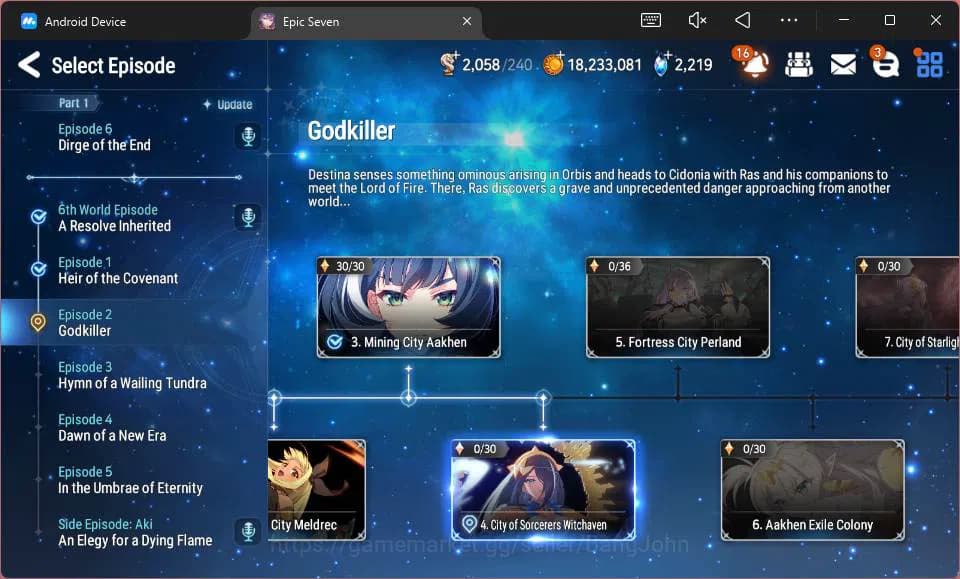 Epic Seven Accounts Global Unverif|8 ML Salome,B Haste,A Tywin,etc|PoH image 8