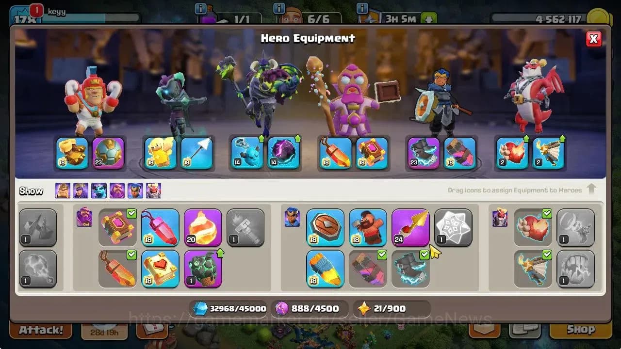 Clash of Clans Accounts TH 15-BH 9|LV 178|Limited Skin|HH 9|BK 82,AQ 90,GW image 9