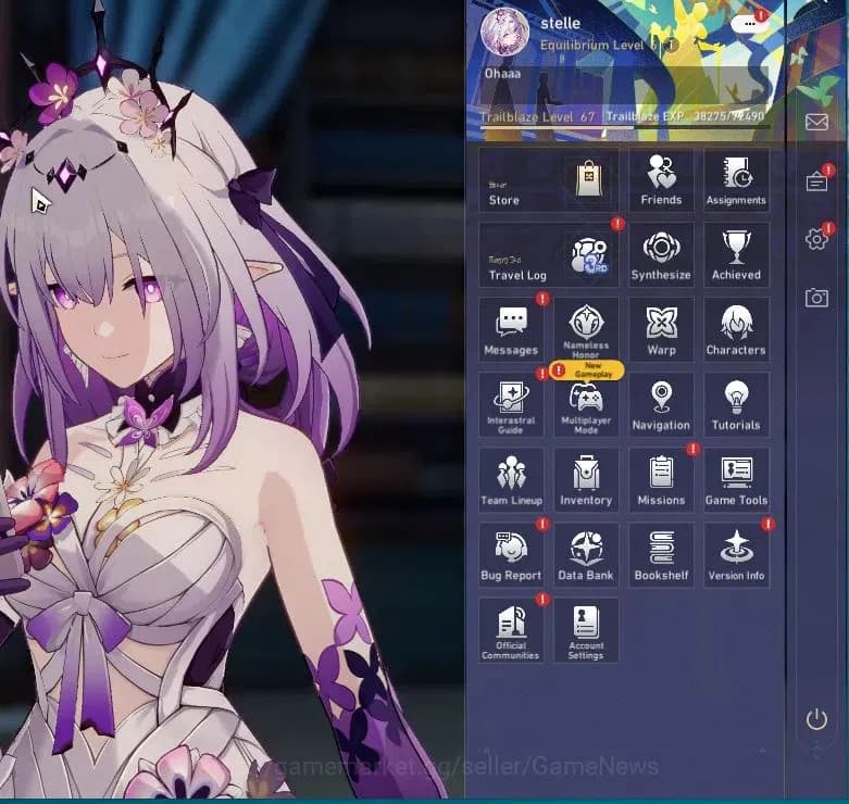 Honkai Star Rail Accounts Asia|TL 67|11 Limited|Casto E3+Sign,Hyacine,Evanes image 1