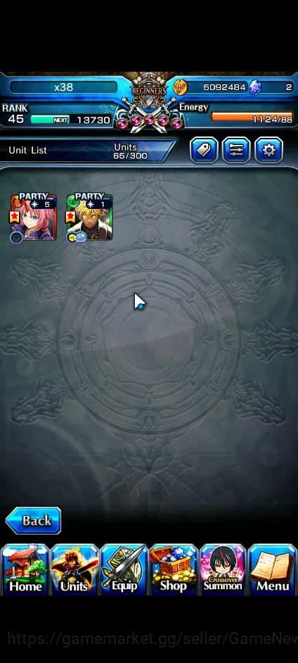 Grand Summoners Accounts Global|Rank 45|Fresh Starter| 2 Ascend | Combat Fo image 7