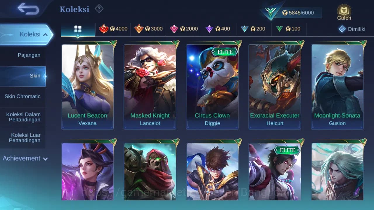 Mobile Legends: Bang Bang Accounts GLOBAL Hero 43 Skin 40 | Gaara | Epic Khufra | Val image 10