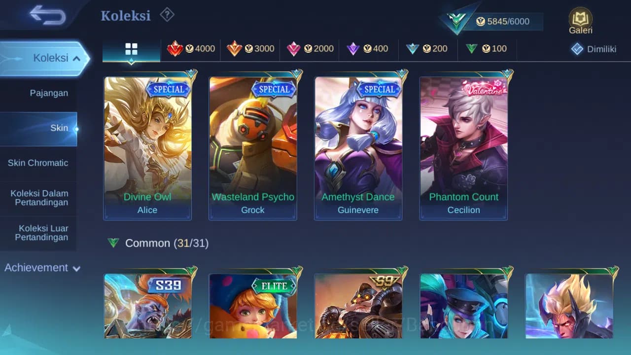 Mobile Legends: Bang Bang Accounts GLOBAL Hero 43 Skin 40 | Gaara | Epic Khufra | Val image 12