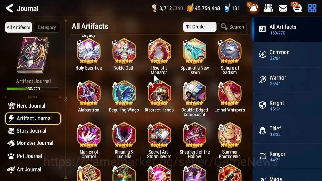 Epic Seven Accounts ASIA VERIF|33 ML(Salome,BArunka,WOTM Tenebria,Etc) image 15