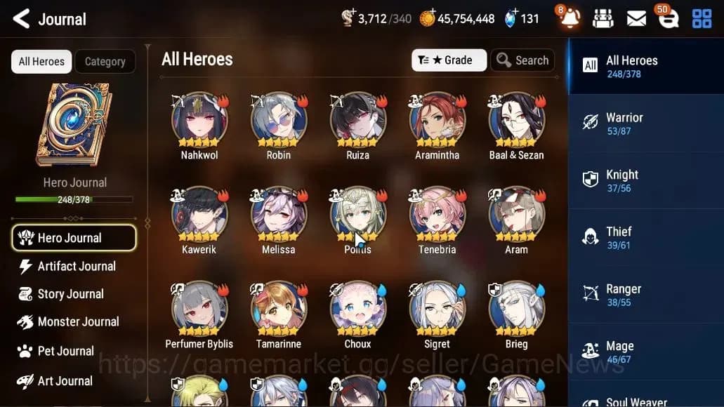 Epic Seven Accounts ASIA VERIF|33 ML(Salome,BArunka,WOTM Tenebria,Etc) image 9