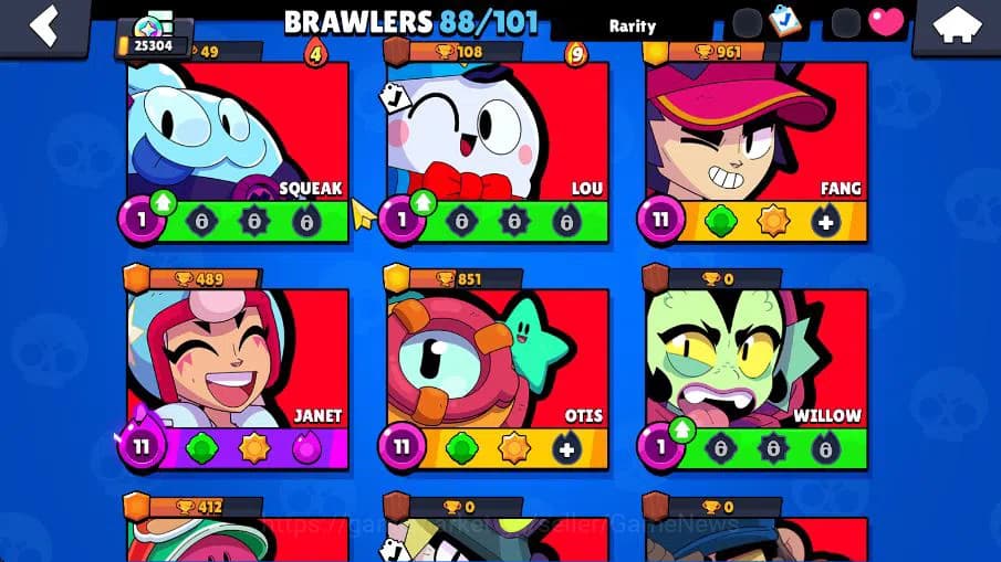 Brawl Stars Accounts 25304 Trophy|88 Brawlers 19 MAX Lvl|6 Hyperchar [D image 10