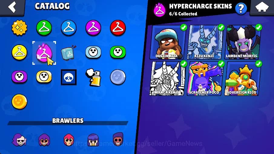 Brawl Stars Accounts 25304 Trophy|88 Brawlers 19 MAX Lvl|6 Hyperchar [D image 14
