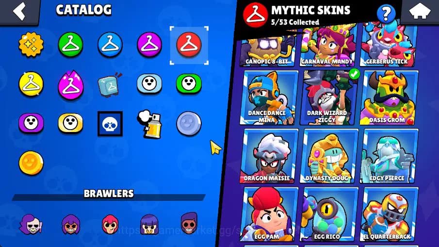 Brawl Stars Accounts 25304 Trophy|88 Brawlers 19 MAX Lvl|6 Hyperchar [D image 16