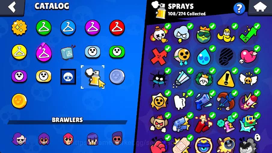 Brawl Stars Accounts 25304 Trophy|88 Brawlers 19 MAX Lvl|6 Hyperchar [D image 19