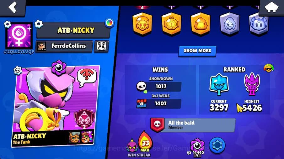 Brawl Stars Accounts 25304 Trophy|88 Brawlers 19 MAX Lvl|6 Hyperchar [D image 3