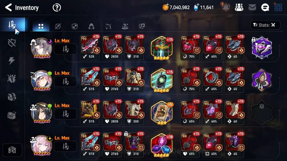 Epic Seven Accounts GLOBAL UNVERIF|New Era|14 ML(Salome, BArunka, EIly image 11