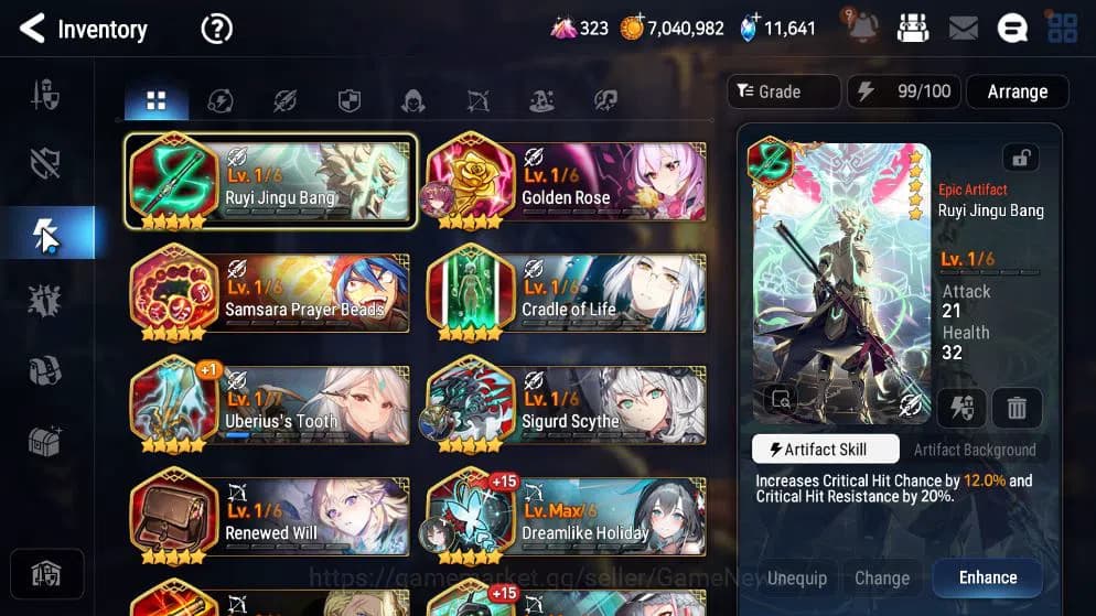 Epic Seven Accounts GLOBAL UNVERIF|New Era|14 ML(Salome, BArunka, EIly image 9