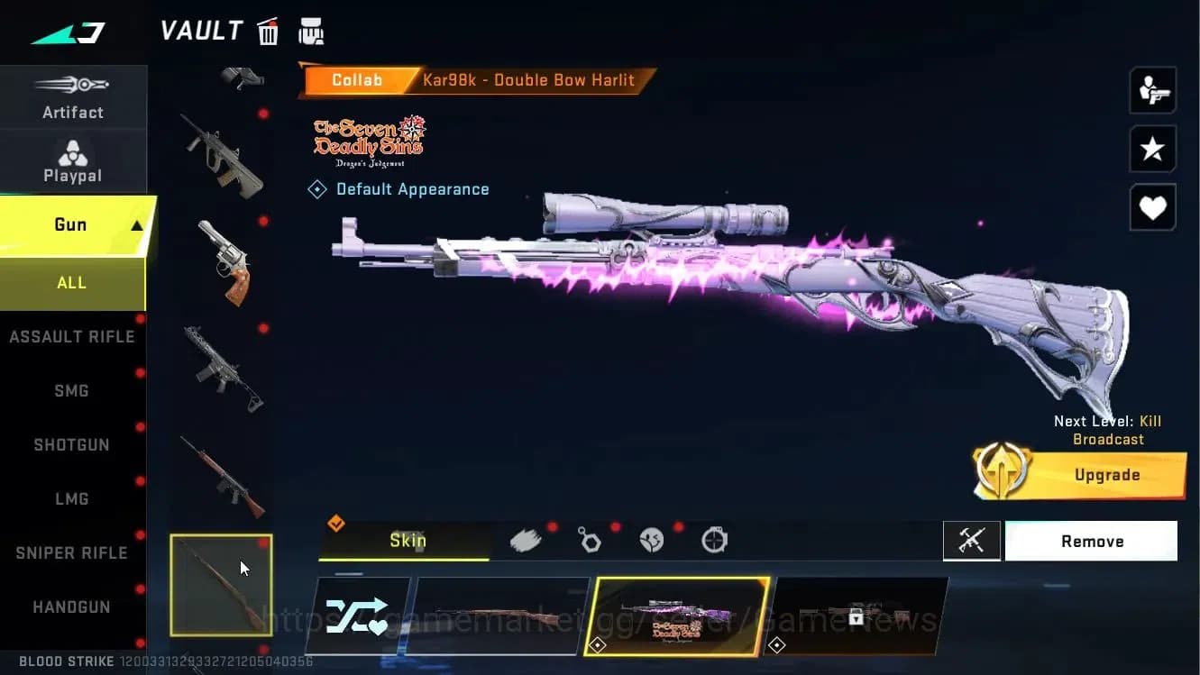 Blood Strike Accounts ASIA|Collab 7DS (Kar98,QBZ95)|7 Legendary (ETHAN,M image 13