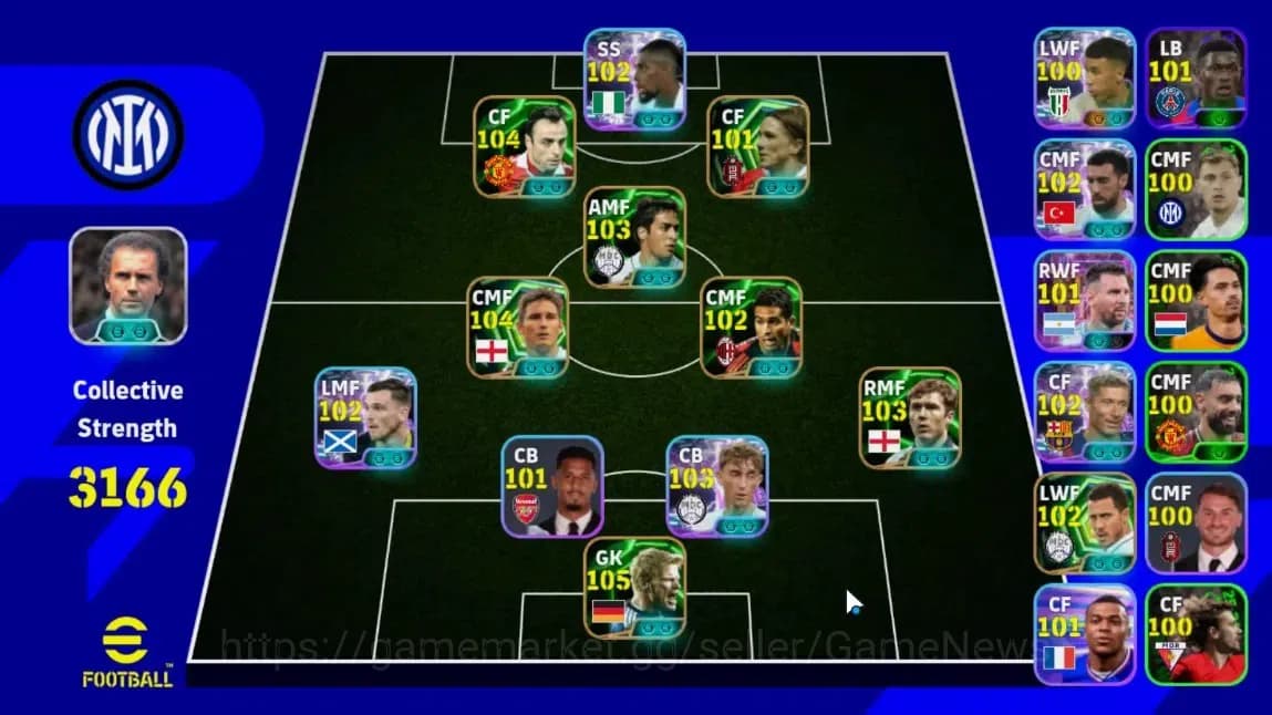 eFootball Accounts Android|Oliver Khan,Frank Lampard,Dimitar Berbatov image 1