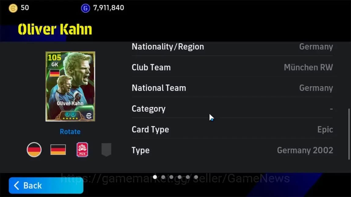 eFootball Accounts Android|Oliver Khan,Frank Lampard,Dimitar Berbatov image 6