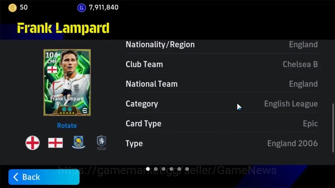 eFootball Accounts Android|Oliver Khan,Frank Lampard,Dimitar Berbatov image 8
