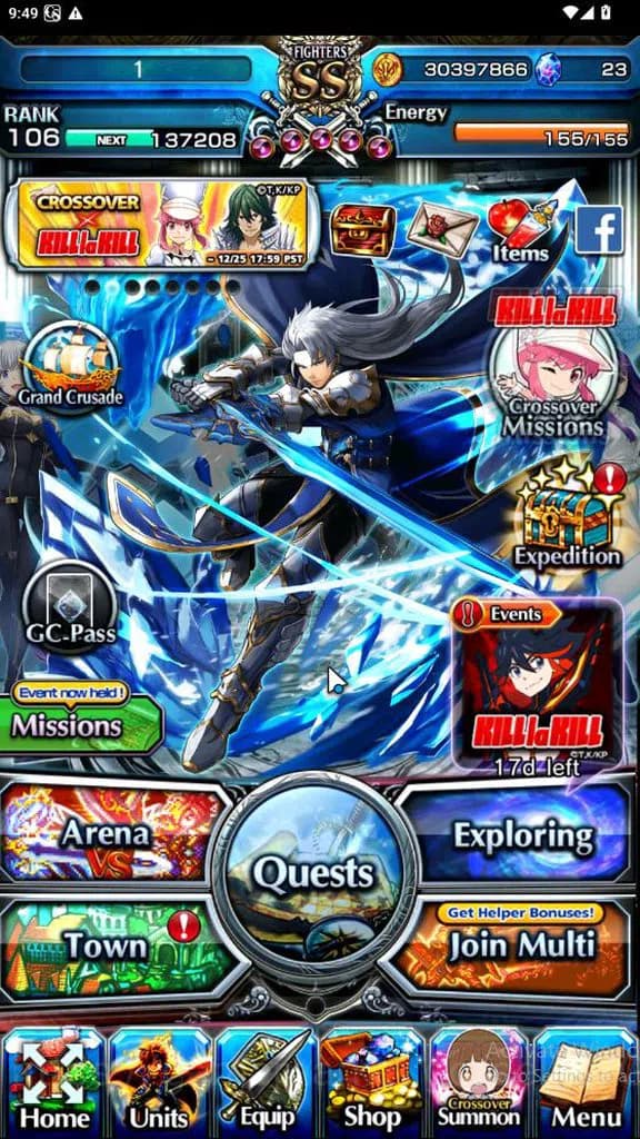 Grand Summoners Accounts Global|Rank 82|15 Ascend[ToumaTW,Paladin Roy,Pinna image 1