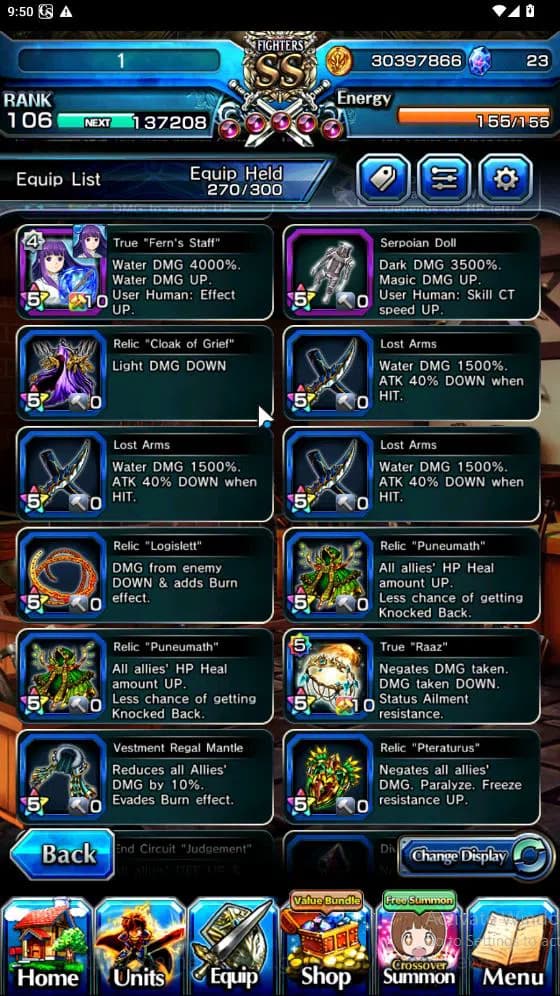 Grand Summoners Accounts Global|Rank 82|15 Ascend[ToumaTW,Paladin Roy,Pinna image 11