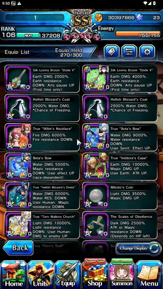 Grand Summoners Accounts Global|Rank 82|15 Ascend[ToumaTW,Paladin Roy,Pinna image 12