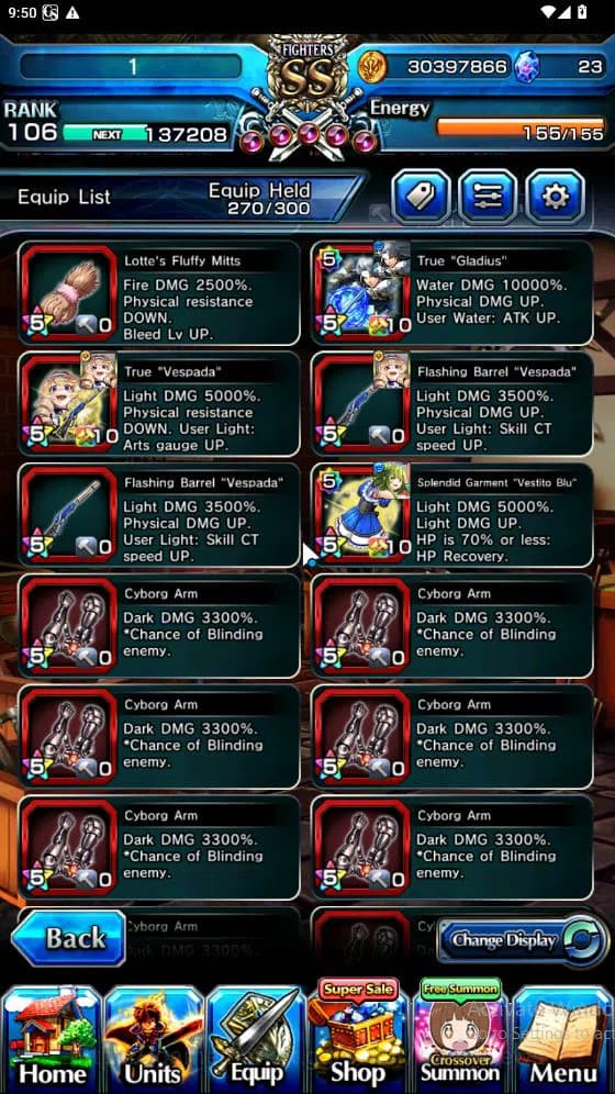 Grand Summoners Accounts Global|Rank 82|15 Ascend[ToumaTW,Paladin Roy,Pinna image 17