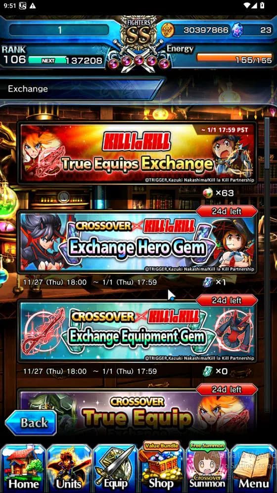 Grand Summoners Accounts Global|Rank 82|15 Ascend[ToumaTW,Paladin Roy,Pinna image 3