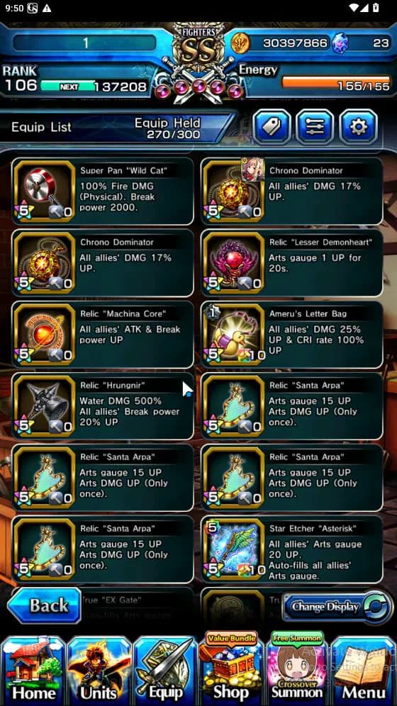 Grand Summoners Accounts Global|Rank 82|15 Ascend[ToumaTW,Paladin Roy,Pinna image 7