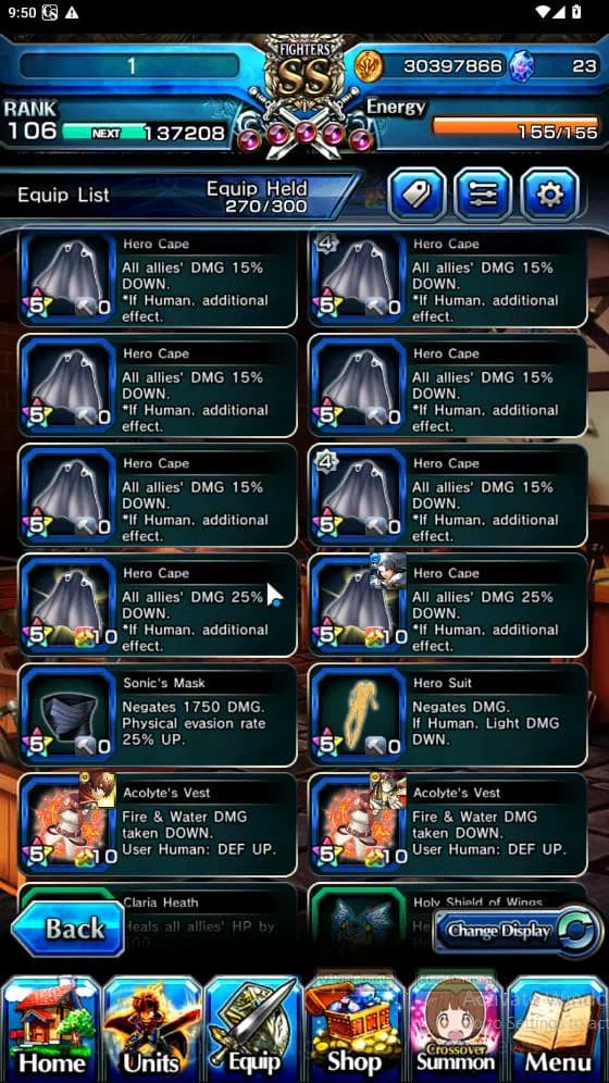 Grand Summoners Accounts Global|Rank 82|15 Ascend[ToumaTW,Paladin Roy,Pinna image 9