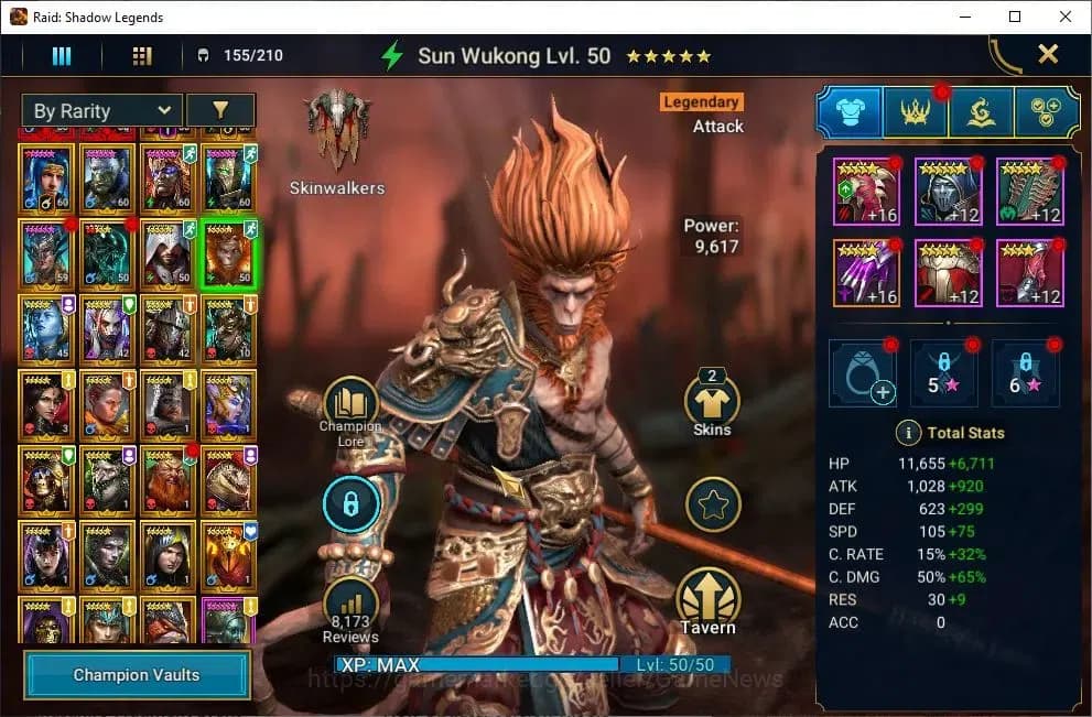 Raid: Shadow Legends Accounts Lv55 1,3M Power|3 Mythic(Komidus,Androc,Tholin)28 image 13