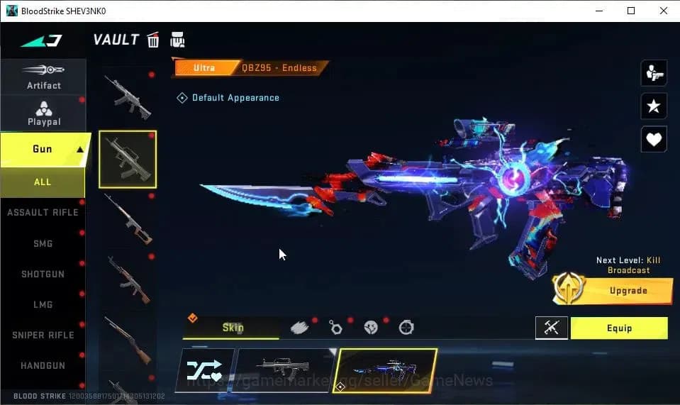 Blood Strike Accounts ASIA|Collab BLEACH MCX-Tensa Zangetsu|ULTRA QBZ95- image 14