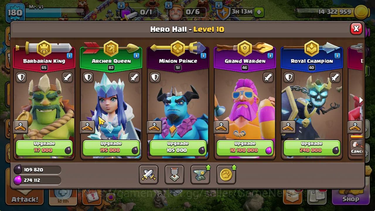 Clash of Clans Accounts TH 16-BH 9|LV 119|HH 10|BK 65,AQ 83,GW 46,MP 51,RC image 11