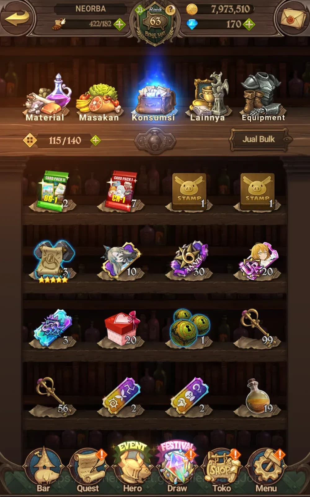 The Seven Deadly Sins: Grand Cross Accounts ASIA | 2.1M CC | Salos, Merlin Esca, Sabunak| Full image 4