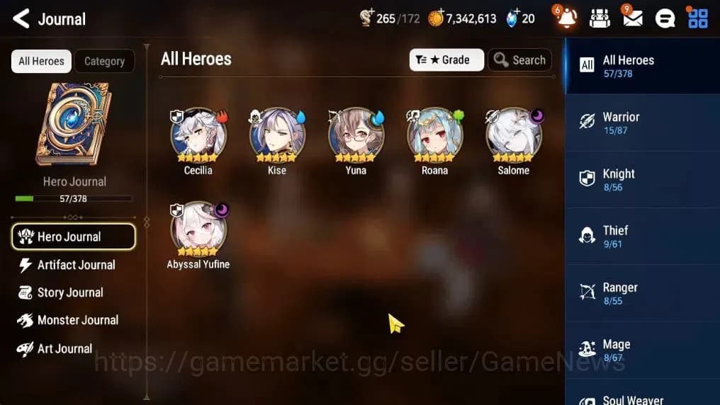 Epic Seven Accounts GLOBAL Unverif|2 ML(Salome,Abyssal yufine)+Cecilli image 7
