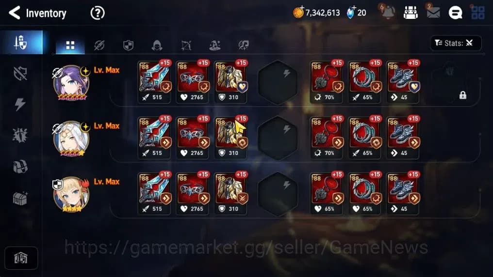Epic Seven Accounts GLOBAL Unverif|2 ML(Salome,Abyssal yufine)+Cecilli image 9