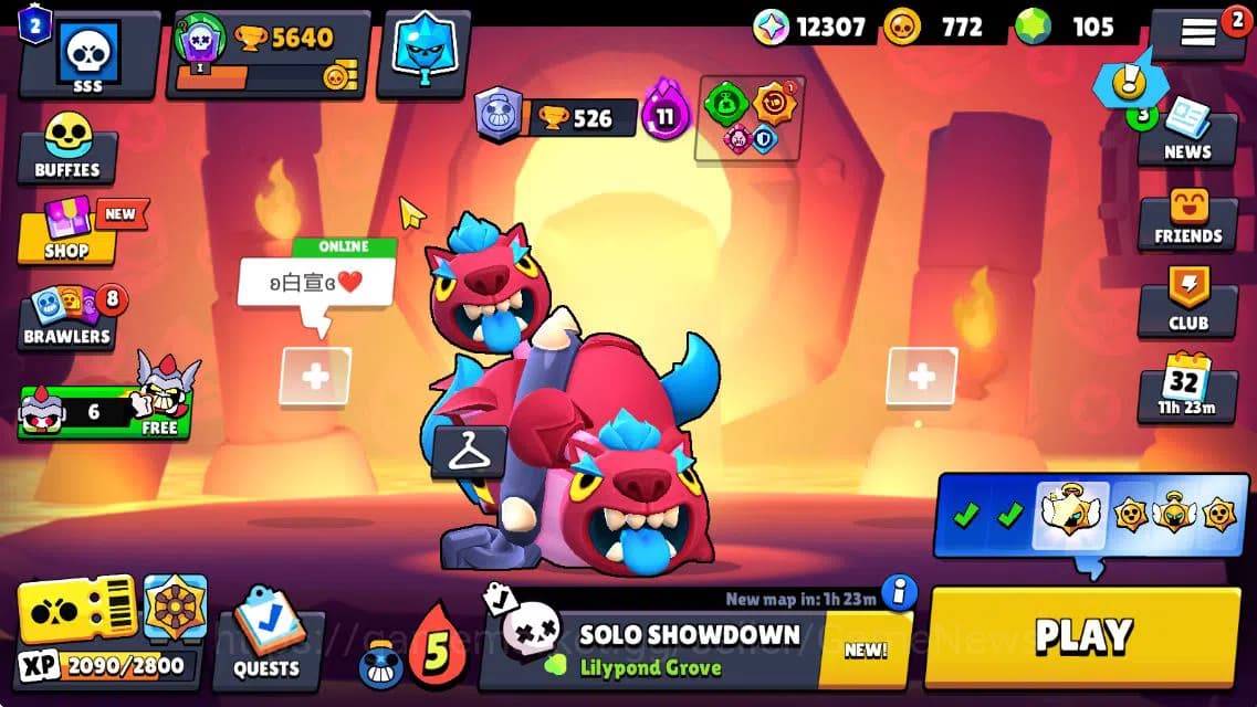 Brawl Stars Accounts 5640 Trophy|12K Bling|45 Brawler 5 MAX Lvl|2Myth [ image 1