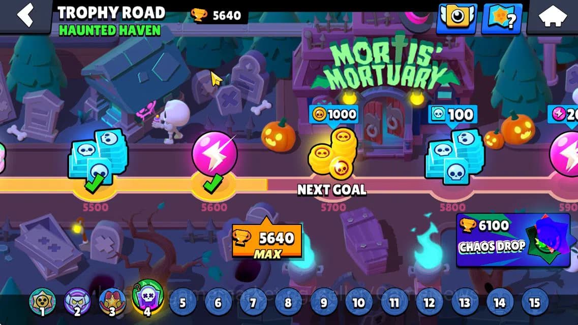Brawl Stars Accounts 5640 Trophy|12K Bling|45 Brawler 5 MAX Lvl|2Myth [ image 4