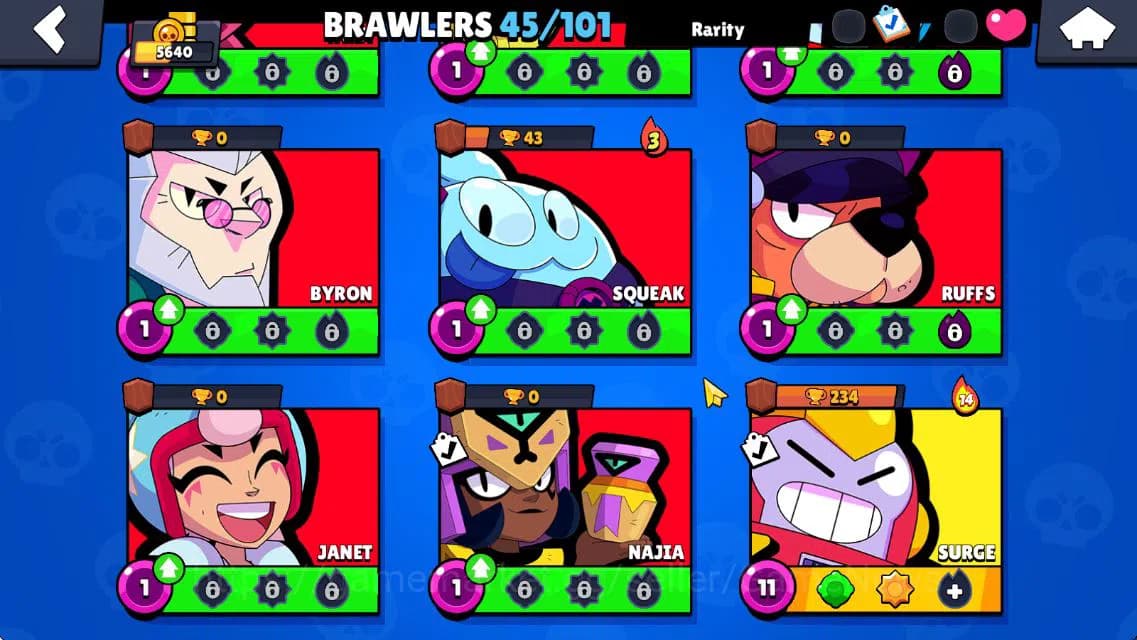 Brawl Stars Accounts 5640 Trophy|12K Bling|45 Brawler 5 MAX Lvl|2Myth [ image 6