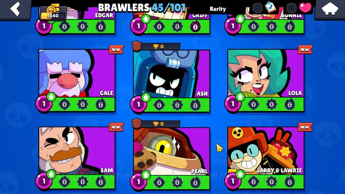 Brawl Stars Accounts 5640 Trophy|12K Bling|45 Brawler 5 MAX Lvl|2Myth [ image 8