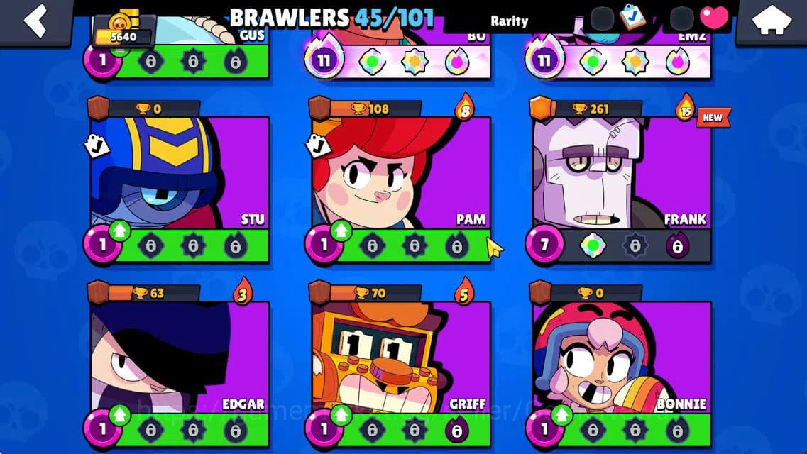 Brawl Stars Accounts 5640 Trophy|12K Bling|45 Brawler 5 MAX Lvl|2Myth [ image 9