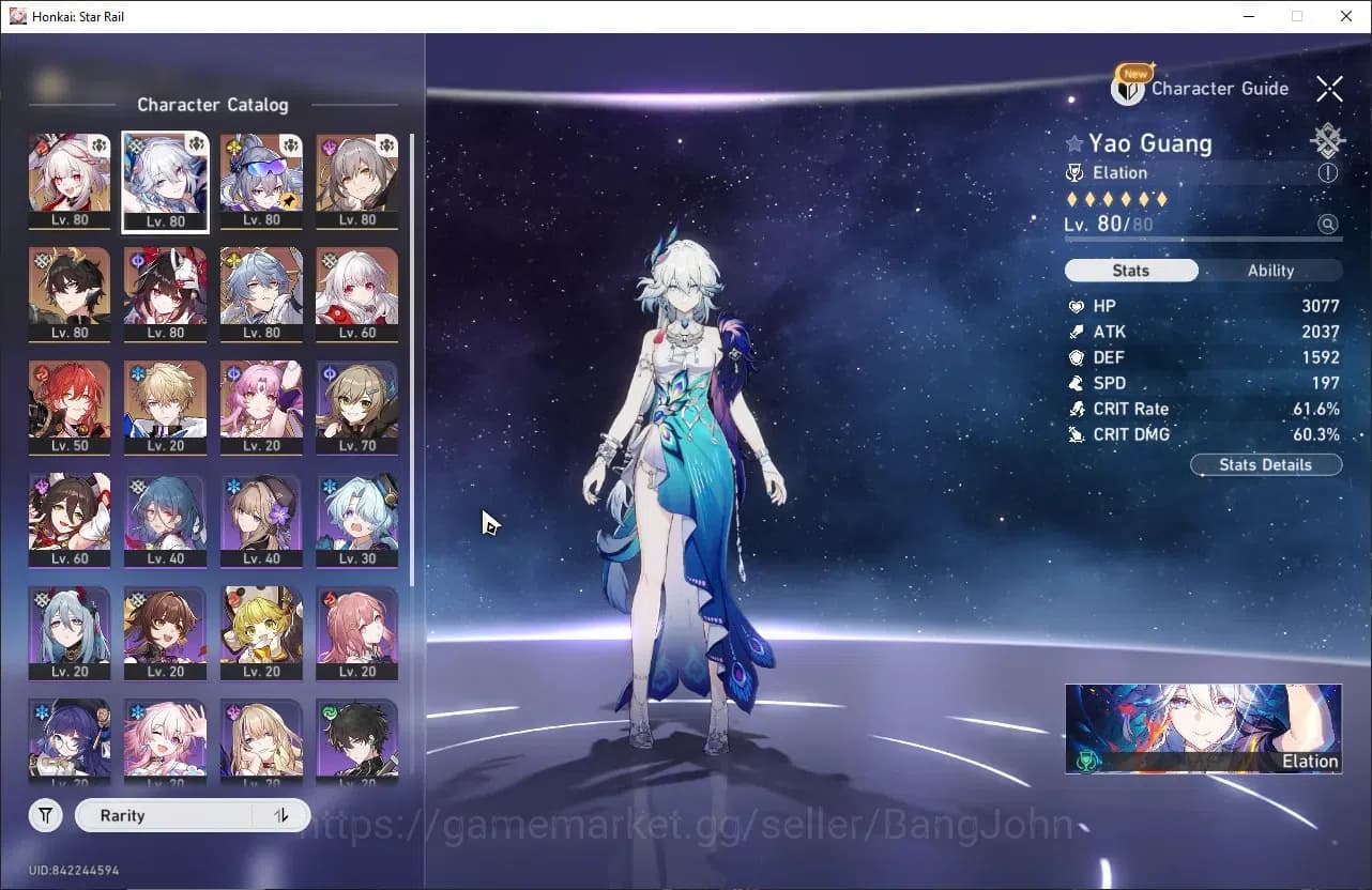 Honkai Star Rail Accounts ASIA | TL 66 | 8 LIMIT | SPARXIE | YAO GUANG | SIL image 11